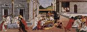 Sandro Botticelli Nobilo St. Maas three miracles oil painting reproduction